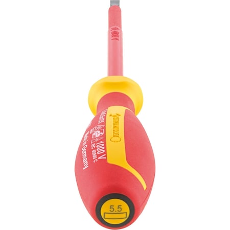 VDE Electricians Screwdrivers DRALL+ 1,2 Mm X 6,5 Mm Blade Length 150 Mm